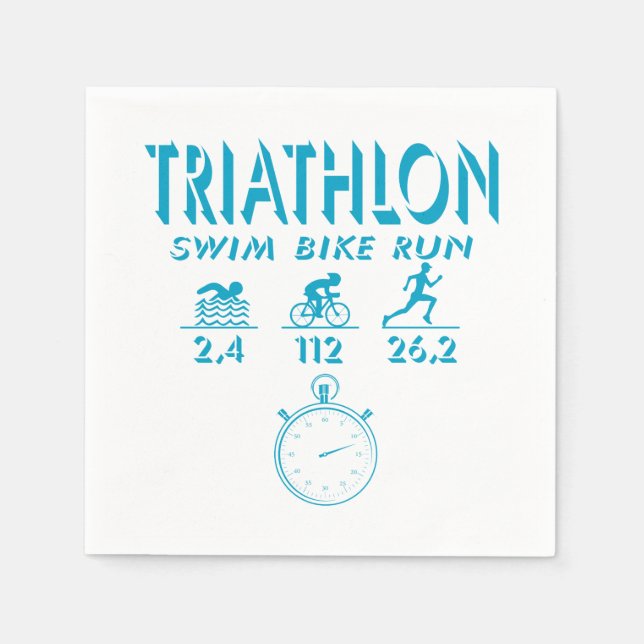 Guardanapo De Papel Triathlon (Frente)