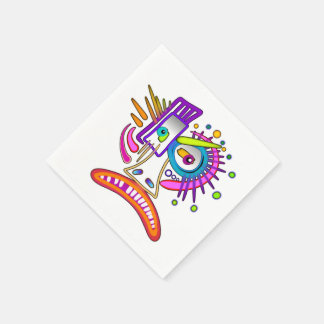 GUARDANAPO DE PAPEL TRIBAL FROWNIE EMOJI MEEMOGIE