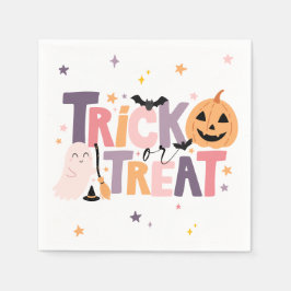 Guardanapo De Papel Trick ou Treine o Halloween Napkins