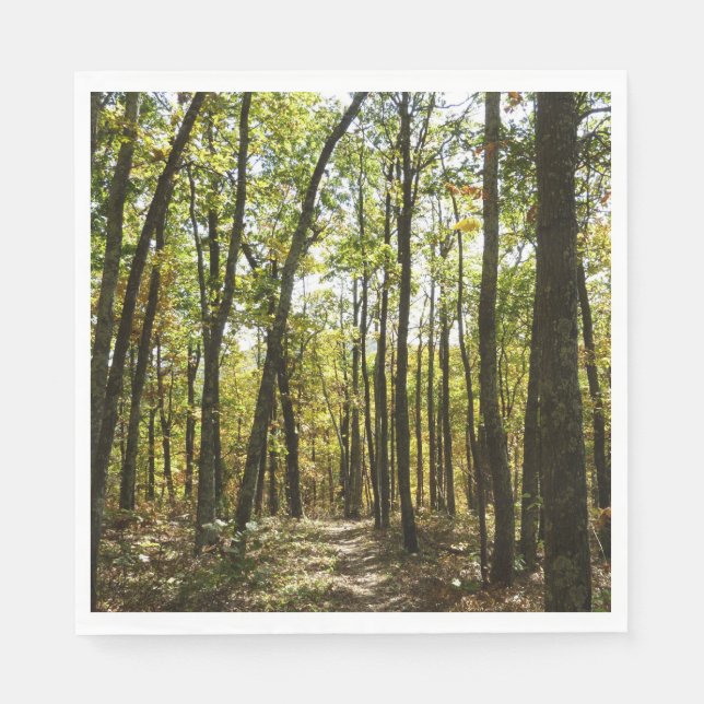 Guardanapo De Papel Trilha Appalachian em outubro em Shenandoah (Frente)