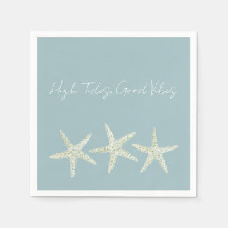 Guardanapo De Papel Trio de Estrelas-do-Mar em Aquarela