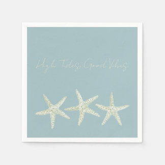 Guardanapo De Papel Trio de Estrelas-do-Mar em Aquarela