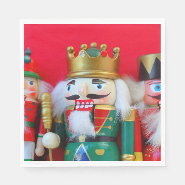Guardanapo De Papel Trio Nutcracker (Frente)