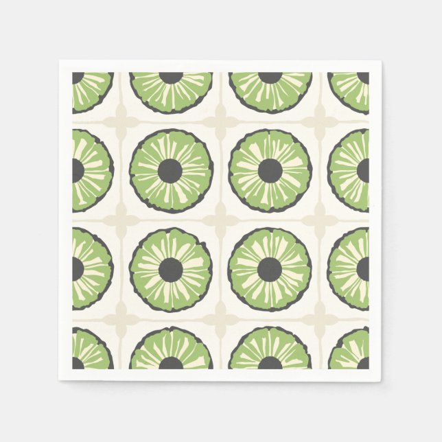 Guardanapo De Papel Tropic Slice Leafy Green (Frente)