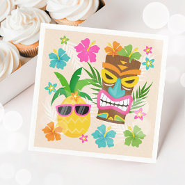Guardanapo De Papel Tropical Havaiana Luau Birthday