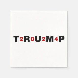 Guardanapo De Papel Trump 2024 Red