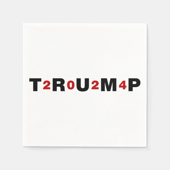 Guardanapo De Papel Trump 2024 Red (Frente)