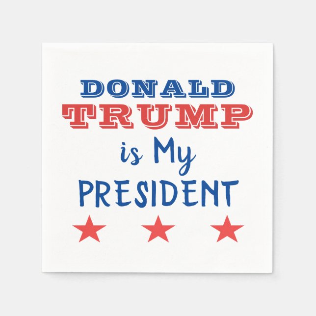 Guardanapo De Papel Trump Paper Napkins (Frente)