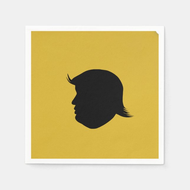 GUARDANAPO DE PAPEL TRUMP SILHOUETTE COCKTAIL NAPKINS (Frente)