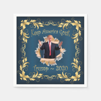 Guardanapo De Papel Trump Souvenir Breakout Comemorativo Napkins ~