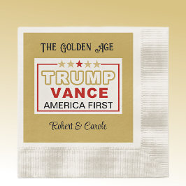 Guardanapo De Papel Trump-Vance America, coquetel de primeira festa Na