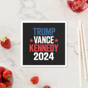 Guardanapo De Papel Trump Vance Kennedy Presidente Eleição 2024 
