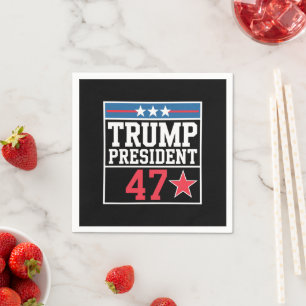 Guardanapo De Papel Trump Vence Eleição 2024 Trump Venceu 2024