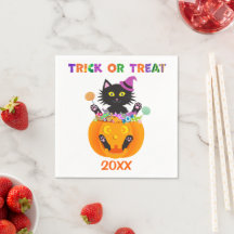 Truque Ou Tratamento De Gatos Halloween