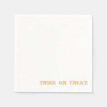Truque ou trato! Happy Halloween Napkin