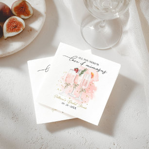 Guardanapo De Papel Tudo o que Você Precisa É Amor e Mimosas Festa de