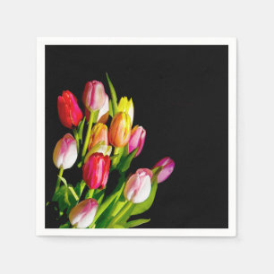 Guardanapo De Papel Tulip Painting - Arte Flor Original