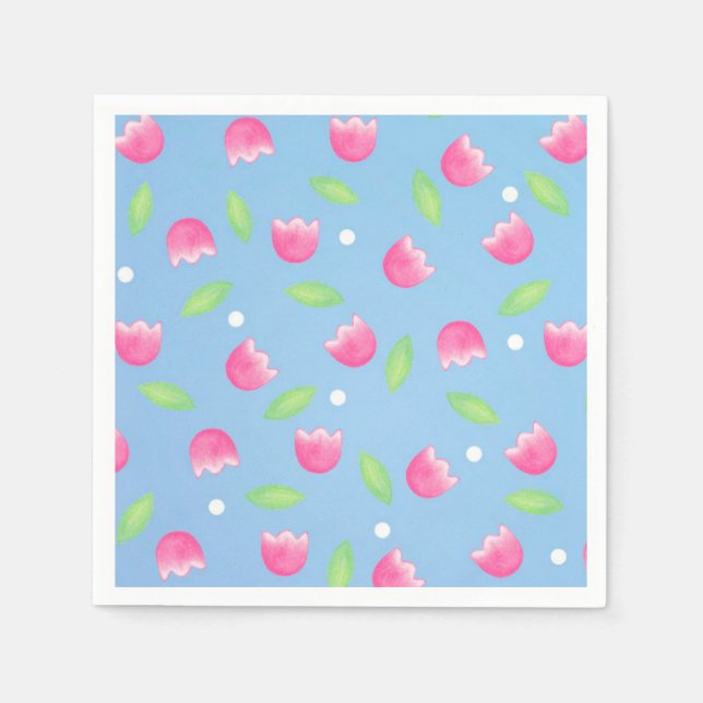 Guardanapo De Papel Tulipa - Papel Napkins (Frente)
