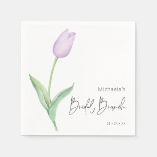 Guardanapo De Papel Tulipa Roxa Moderna Bridal Brunktail