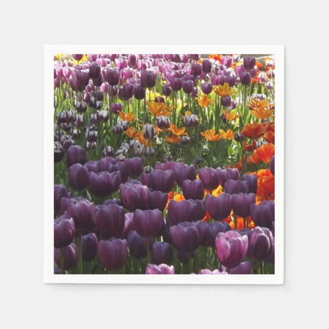 Guardanapo De Papel Tulips Paper Napkin (Frente)