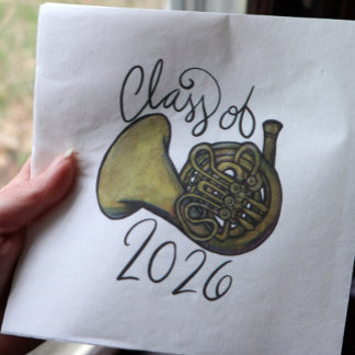 Guardanapo De Papel Turma de 2026 Classe de Banda de Trompa Francesa M