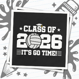 Guardanapo De Papel Turma de 2026 Vôlei Graduação É Hora de Ir