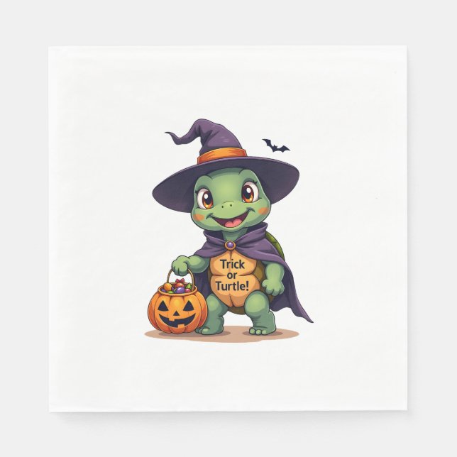 Guardanapo De Papel Turtle Ghoul (Frente)