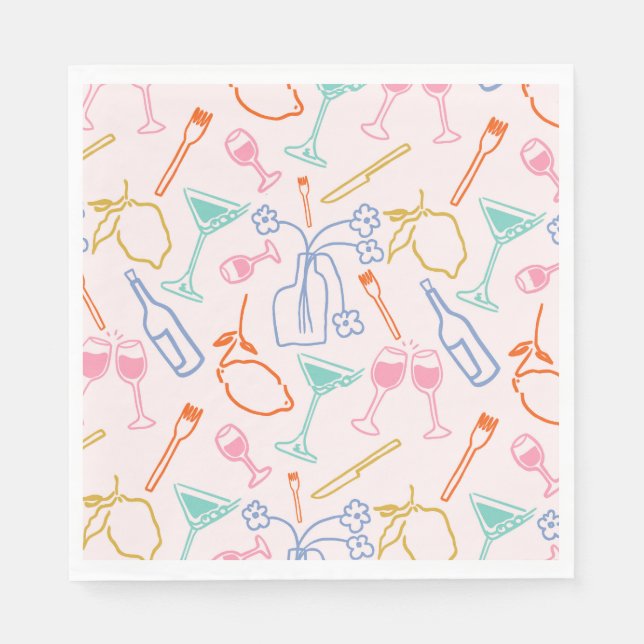 Guardanapo De Papel Tuscan Evening (Frente)