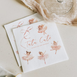 Guardanapo De Papel Tutu Cute Ballerina Birthday