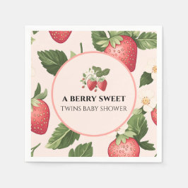 Guardanapo De Papel TWINS Berry Sweet Strawberry Chá de fraldas