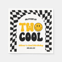 Two Cool Retro First 2nd Birthday Party