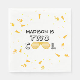Guardanapo De Papel TWO Cool Sunglass 2nd Birthday Party