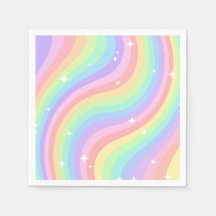 Two Groovy | Retro Pastel Rainbow 2nd Birthday