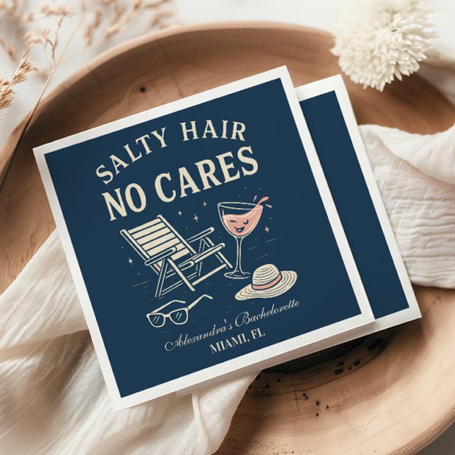 Guardanapo De Papel Última Bachelorette de Brinde Costeira (Criador carregado)