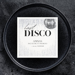 Guardanapo De Papel Última Festa de solteira de Glitz e Glam Disco