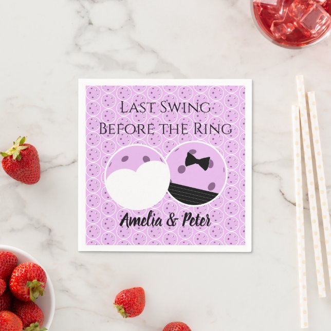 Guardanapo De Papel Último Balanço Antes do Anel Pré-Casamento (Insitu)