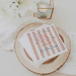 Guardanapo De Papel Último brinde na Bachelorette Costeira