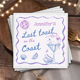 Guardanapo De Papel Último brinde na festa de despedida de solteira na