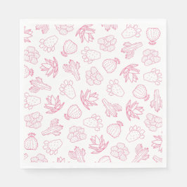 Guardanapo De Papel Último Rodeo Papel de Festa de solteira Rosa