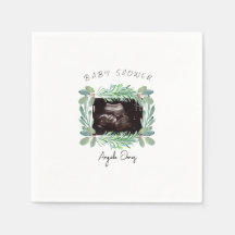 Ultrassom Foto Verde Chá de fraldas Neutro