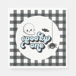 Guardanapo De Papel Um Aniversário de 1 Ano de Halloween Assustador