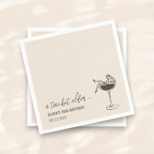 Guardanapo De Papel Um Aniversário De Espresso Martini Um Pouco Mais V