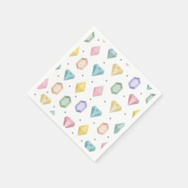 Guardanapo De Papel Um Aniversário Gentil