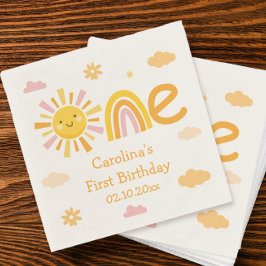 Guardanapo De Papel Um ano à volta da festa de aniversário do sol