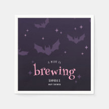 Um Bebê Está Fazendo Chá de fraldas De Halloween B