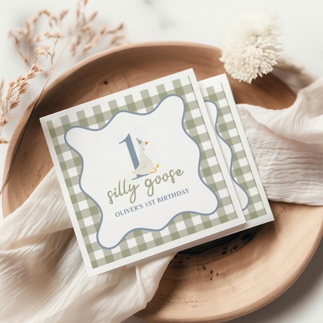 Guardanapo De Papel Um Bobo fica azul e verde (Criador carregado)