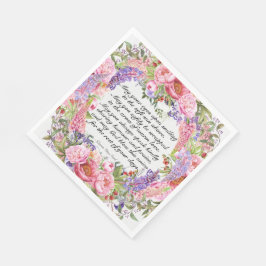 Guardanapo De Papel Um Bom Dia Para Um Casamento