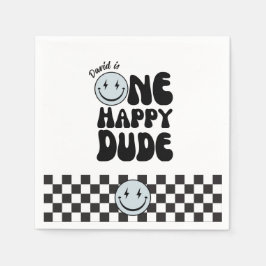 Guardanapo De Papel Um Cara Feliz Primeiro Aniversário Feliz