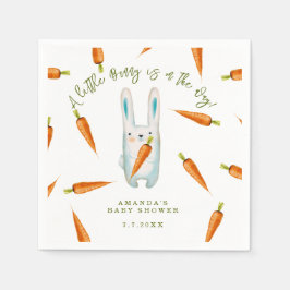 Guardanapo De Papel Um coelhinho está a caminho! Chá de fraldas