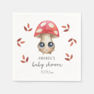 Guardanapo De Papel Um cogumelo está a caminho - Chás de bebê